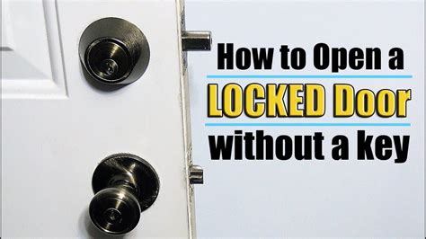 Here we'll list where to get every key, and what. How to Open a Locked Door Without a Key - YouTube