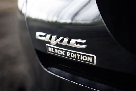 Honda Civic Black Edition Introduced In The Uk Honda Civic Black
