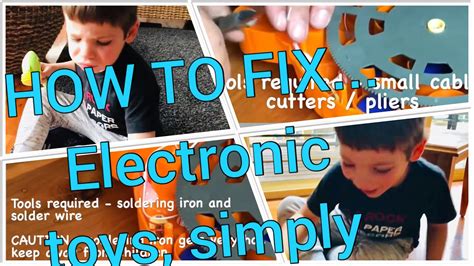 how to fix repair electronic toys don t throw them away youtube