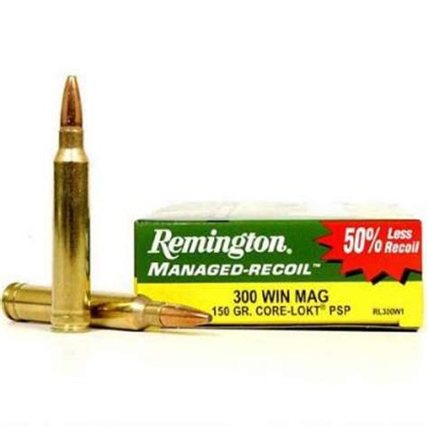 Remington 270 Win Ammunition Managed Recoil Rl270w2 115 Grain Pointed