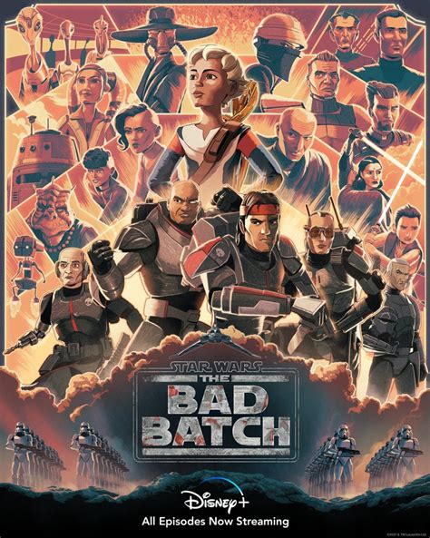 A New Commemorative Poster Marks The End Of The Bad Batch Future Of The Force