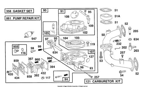 36 125 Hp Briggs And Stratton Carburetor Diagram Wiring Diagram Images