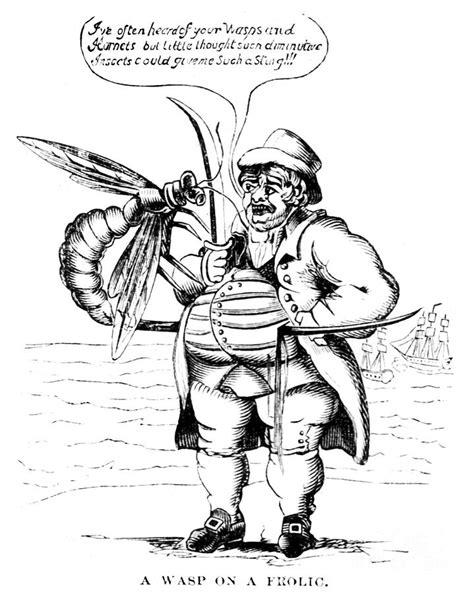 War Of 1812 Cartoon Photograph By Granger Fine Art America