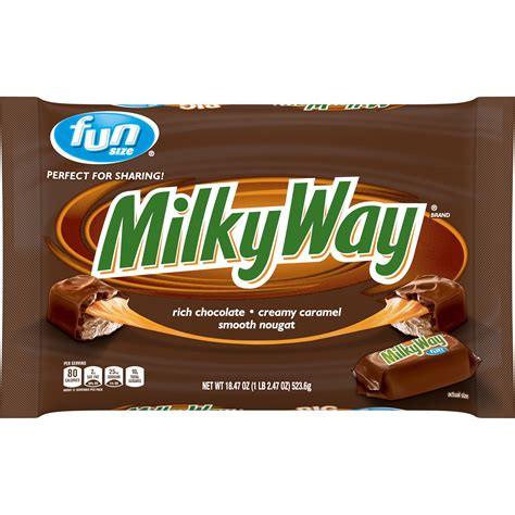Buy Milky Way Fun Size Milk Chocolate Caramel Candy Bars 1847oz Bag