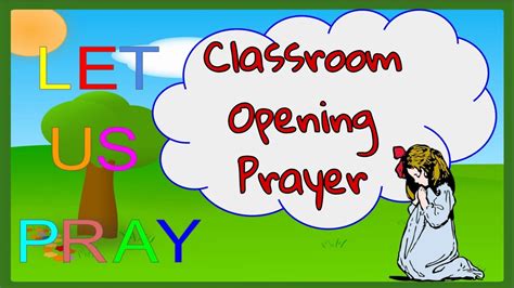 Short Opening Prayer Classroom Prayer Youtube