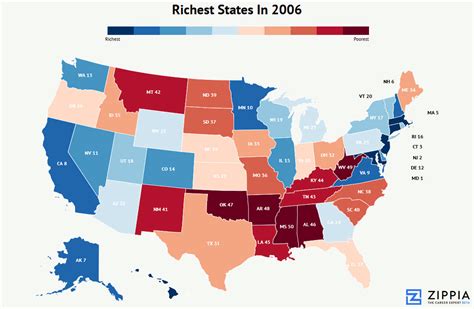 The Richest States In The Usa Updated For Bank Home Com