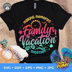 Family Vacation Iron On Transfers