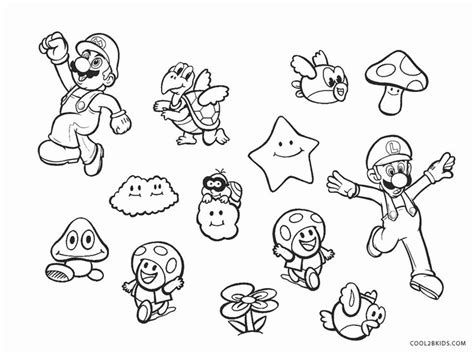 Find thousands of coloring pages in the coloring library. Super Mario Brothers Coloring Page Beautiful Free ...