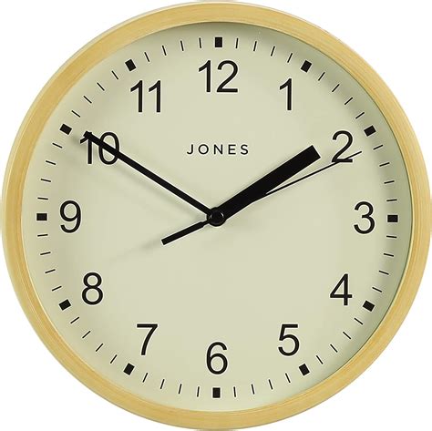 Jones Clocks® Small Round Wall Clock The Spin Perfect As A Kitchen