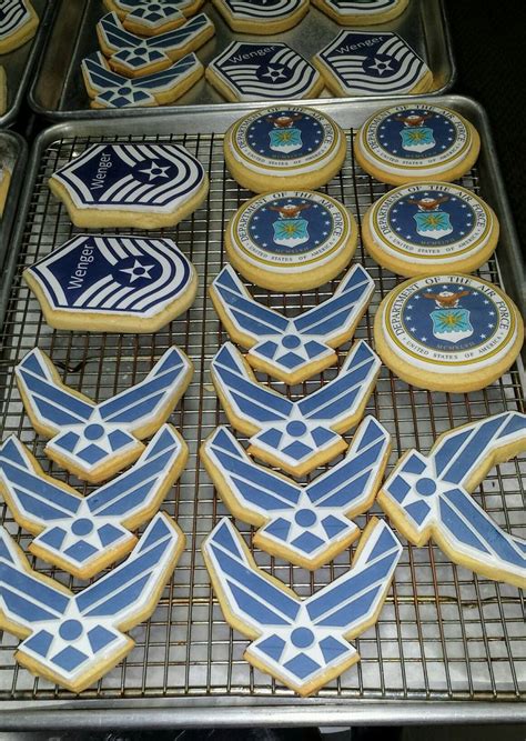 Air Force Retirement Cookies Retirement Party Decorations