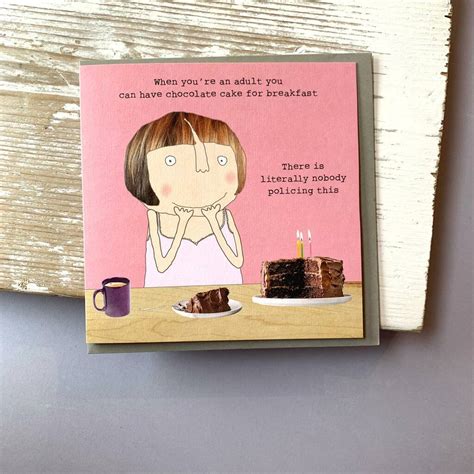 when you re an adult… greetings card by nest