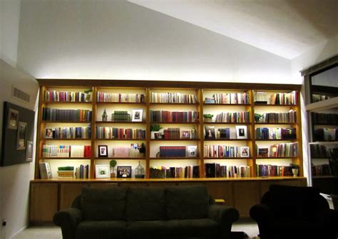 Led Bookcase Lighting Led Strip Lights For Bookshelves Bookshelf