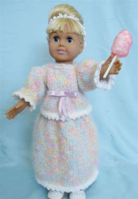 Cotton Candy Princess For 18 Inch Dolls — Frugal Knitting Haus