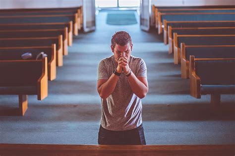 Kneeling Prayer Church