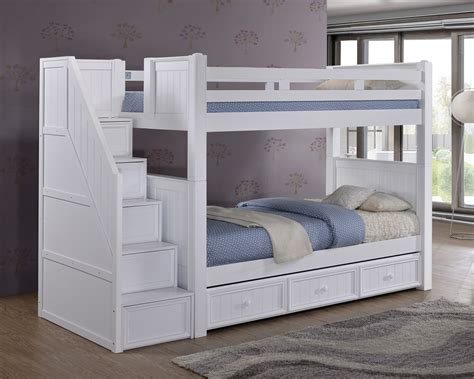Double Bed Bunk Beds Camp Single Over Double Bunk Bed Pottery Barn