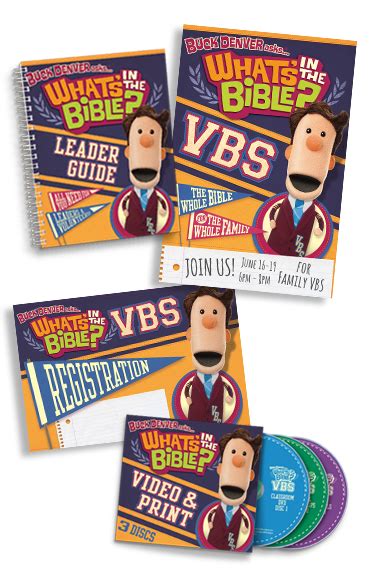 Vbs Kit Whats In The Bible