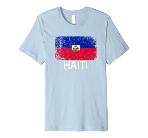 Haitian Flag T Shirt Vintage Made In Haiti T Clothing