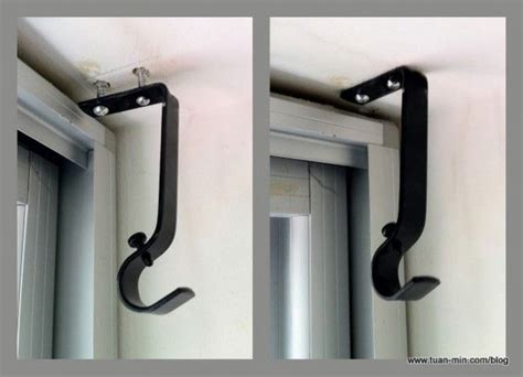 Ceiling mount brackets for curtain rods are window blind attachments placed close to the ceilings or in tight spaces. ikea curtain rods adjusted for ceiling mount. | Ceiling ...