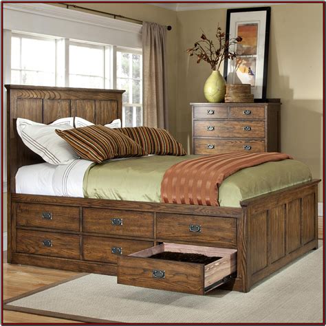 Queen Platform Bed With Storage Drawers And Headboard Bedroom Home Decorating Ideas Y9wrdnoqop