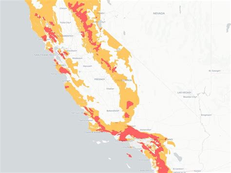 Central California Fire Danger Map Shows Valleys Riskiest Zones For