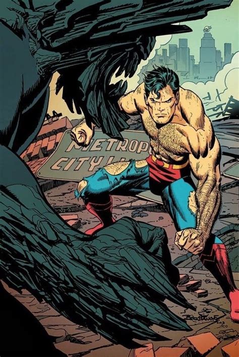 Superman Versus Doomsday By Jon Bogdanove Marvel Comics Arte Dc