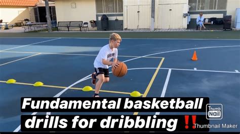 Basketball Drills That Focus On The Fundamentals Of Dribbling‼️ Youtube