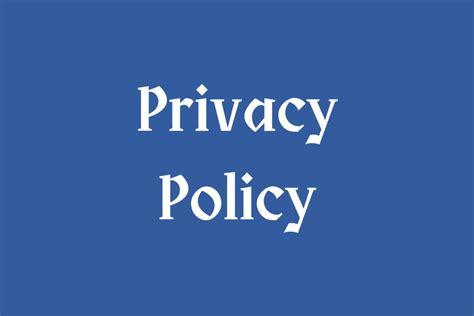 Privacy Policy Employee Or Independent Contractor