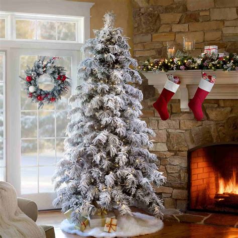 How To Make A Diy Flocked Christmas Tree Live Enhanced