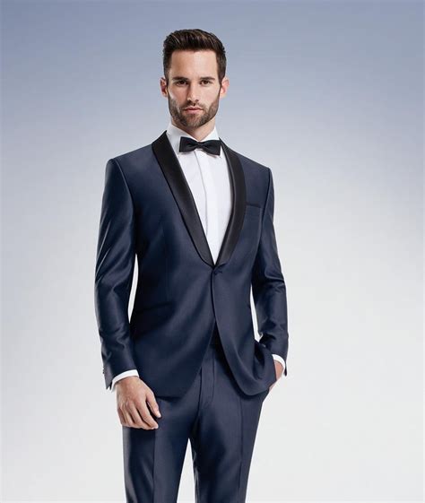 Midnight Blue Wedding Suits Mens Suit Slim Fit 2018 Groom Tuxedos