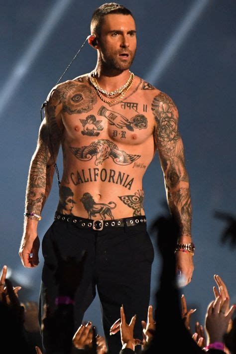 Revivez la performance de Maroon 5 au Super Bowl | Tatouage homme