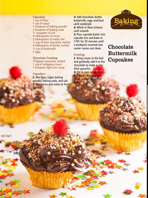 Chocolate Buttermilk Cupcakes Buttermilk Cupcakes Sugar Eggs Complete Recipe Sweet Delights