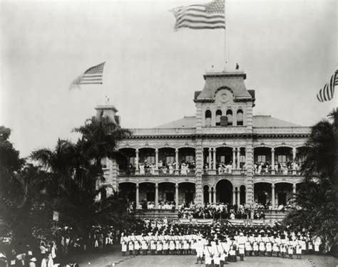 Hawaiian Island Annexation Ceremony Historynet