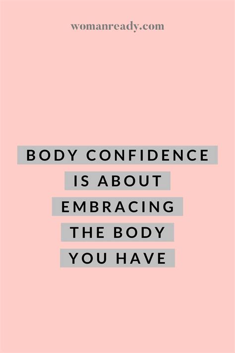 Love The Body You Have Body Confidence Positive Body Image Body Positivity