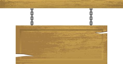 Wooden Blank Sign Png Clip Art Library