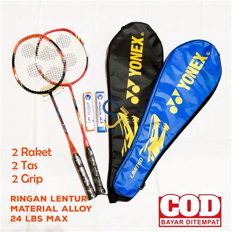 Jual Paket Murah Raket Badminton Pemula Isi Yonex Lining Ready Free Grip Shopee Indonesia