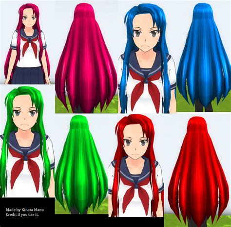 Yandere Simulator Skins Hair