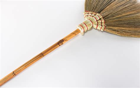 2 Pice Of Natural Grass Broom Asian Broom Thai Vintage Etsy