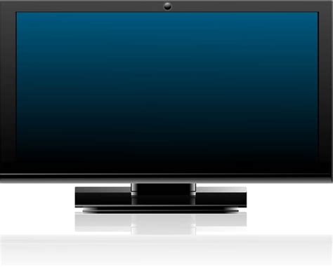 Abstract Shiny Flat Tv Screen Realistic Reflection Vector Whit