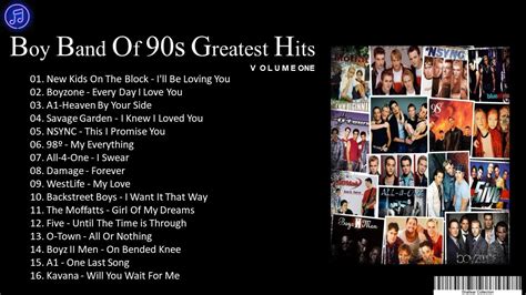 Boy Band Of The 90s Greatest Hits Vol1 Youtube