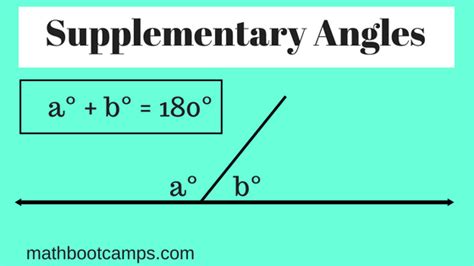 Supplementary Angles And Examples Mathbootcamps