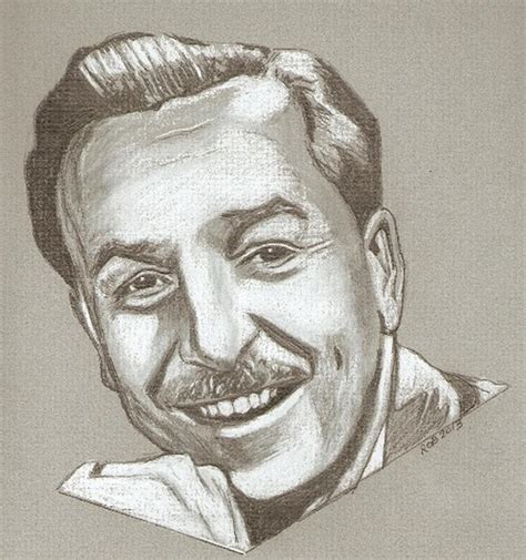 Walt Disney Drawing Drawing By Robert Crandall