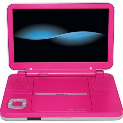 Bush 10 Inch Portable Dvd Player Hot Pink With Remote Control