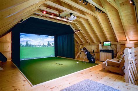 Image Result For Double Garage Golf Simulator Golf Simulator Room