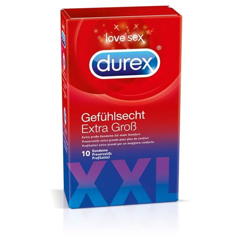 Durex Xxl King Size Kondomer 10 Pack