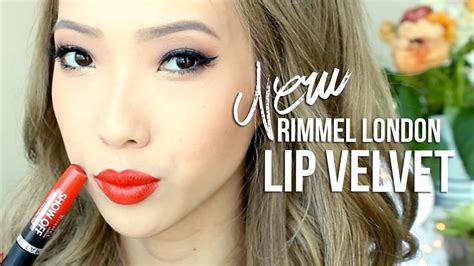 New Rimmel London Lip Velvet Swatches Youtube