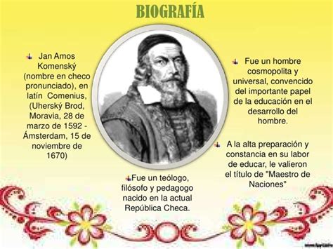 3 cuerpo del ensayo o desarrollo biografía jan amos komenský, en latín comenius, nació el 28 de marzo de 1592. LINEA DE TIEMPO SOBRE LA PEDAGOGÍA timeline | Timetoast ...