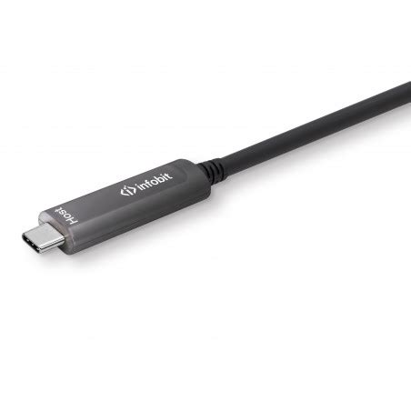 Cable Actif Fibre Optique M Usb C Vers Usb C Data Infobit Aoc Usb Ccd