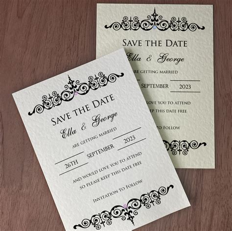 Tilly Save The Date Cards Occasions By Rebecca Ltd