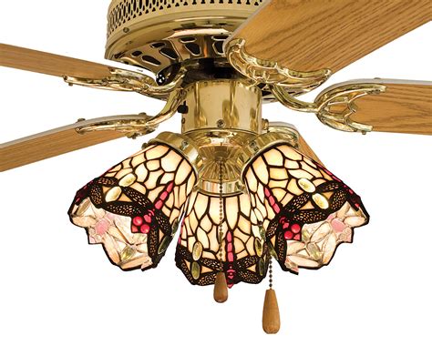 Tiffany Style Ceiling Fan Light Kit Shelly Lighting