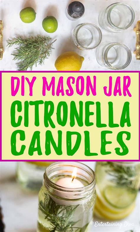 Maybe you would like to learn more about one of these? Super Simple DIY Citronella Candles (No wax required (With images) | Citronella candles diy, Diy ...
